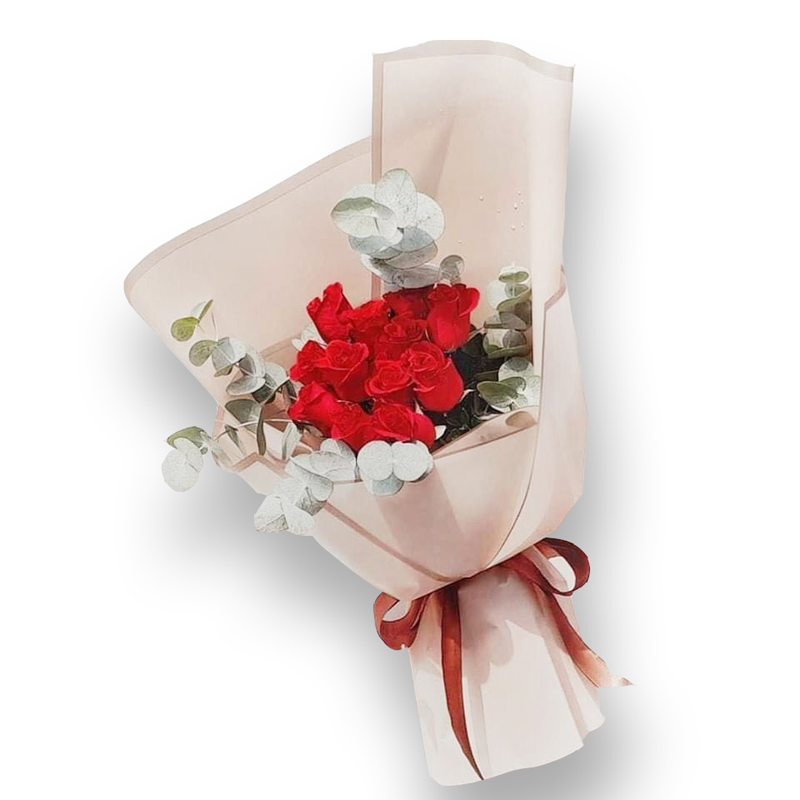 Bó hoa tulip đỏ cao su kiểu Hàn Quốc làm quà tặng bạn gái tặng mẹ đồng  nghiệp dịp sinh nhật ngày lễ 83 2010 kèm túi BHTL02  Anzzar Home Decor